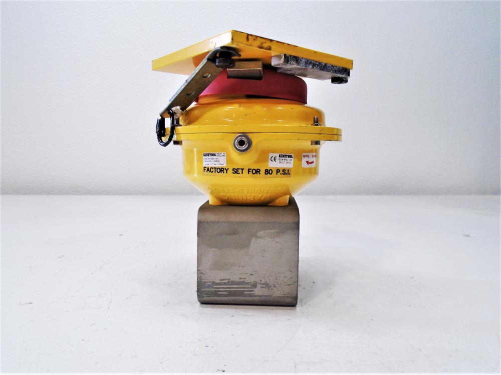 Kinetrol Actuator, Model 077-020-1201, Pressure Max 100 PSI